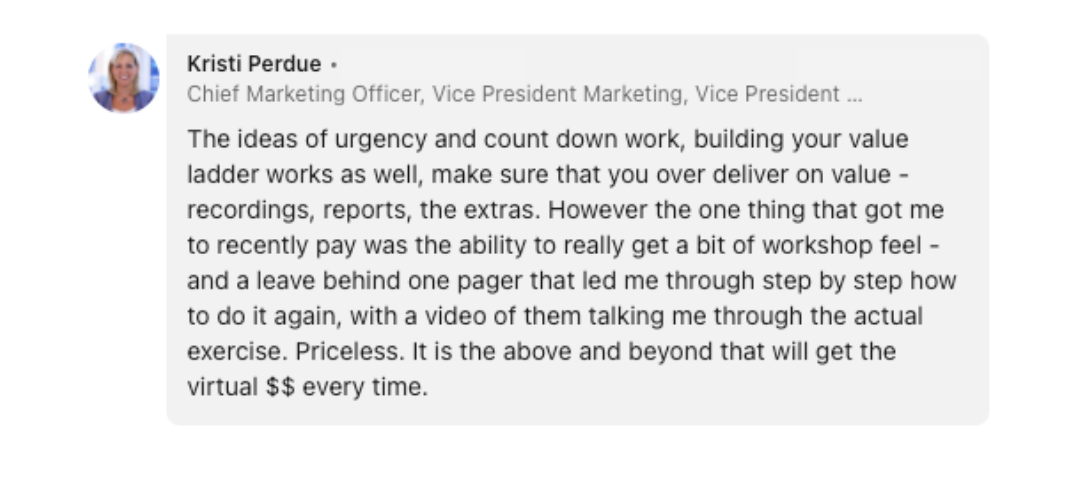 virtual event course