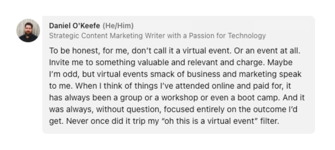 virtual event naming