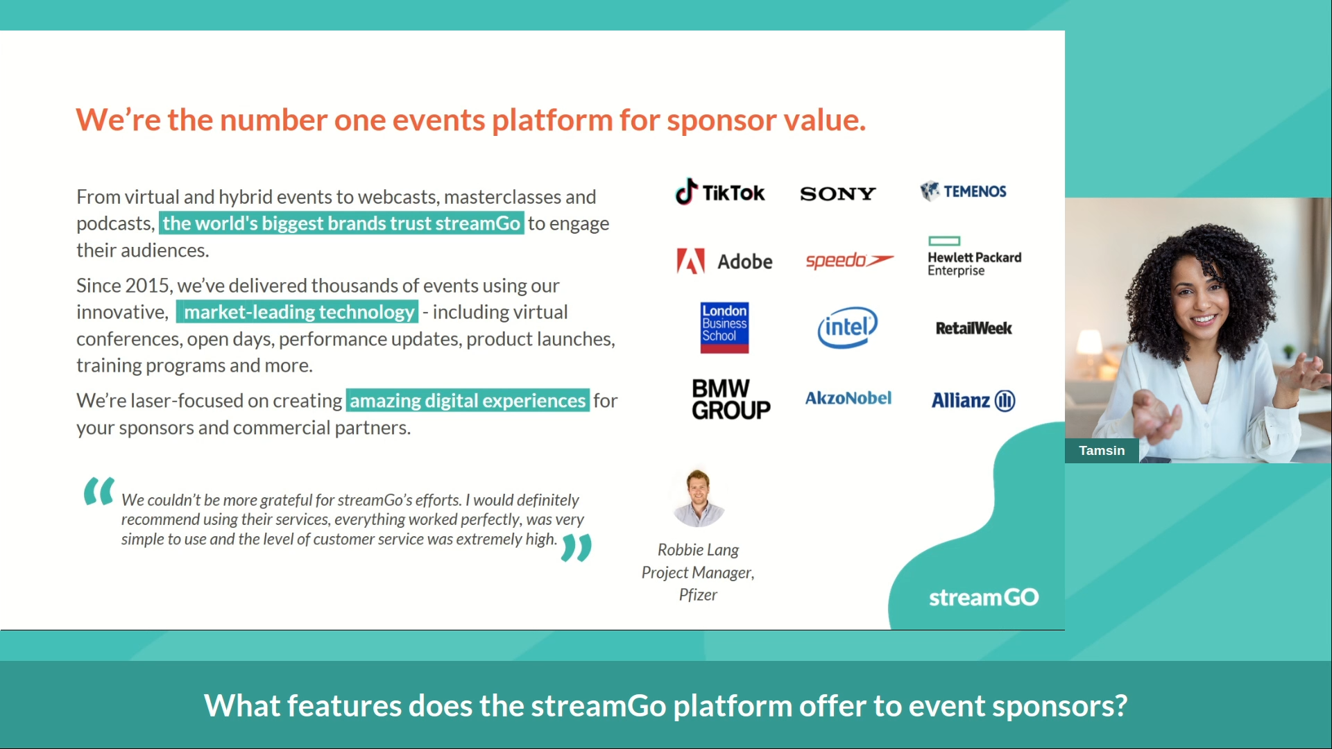 Webinar Stream Branding